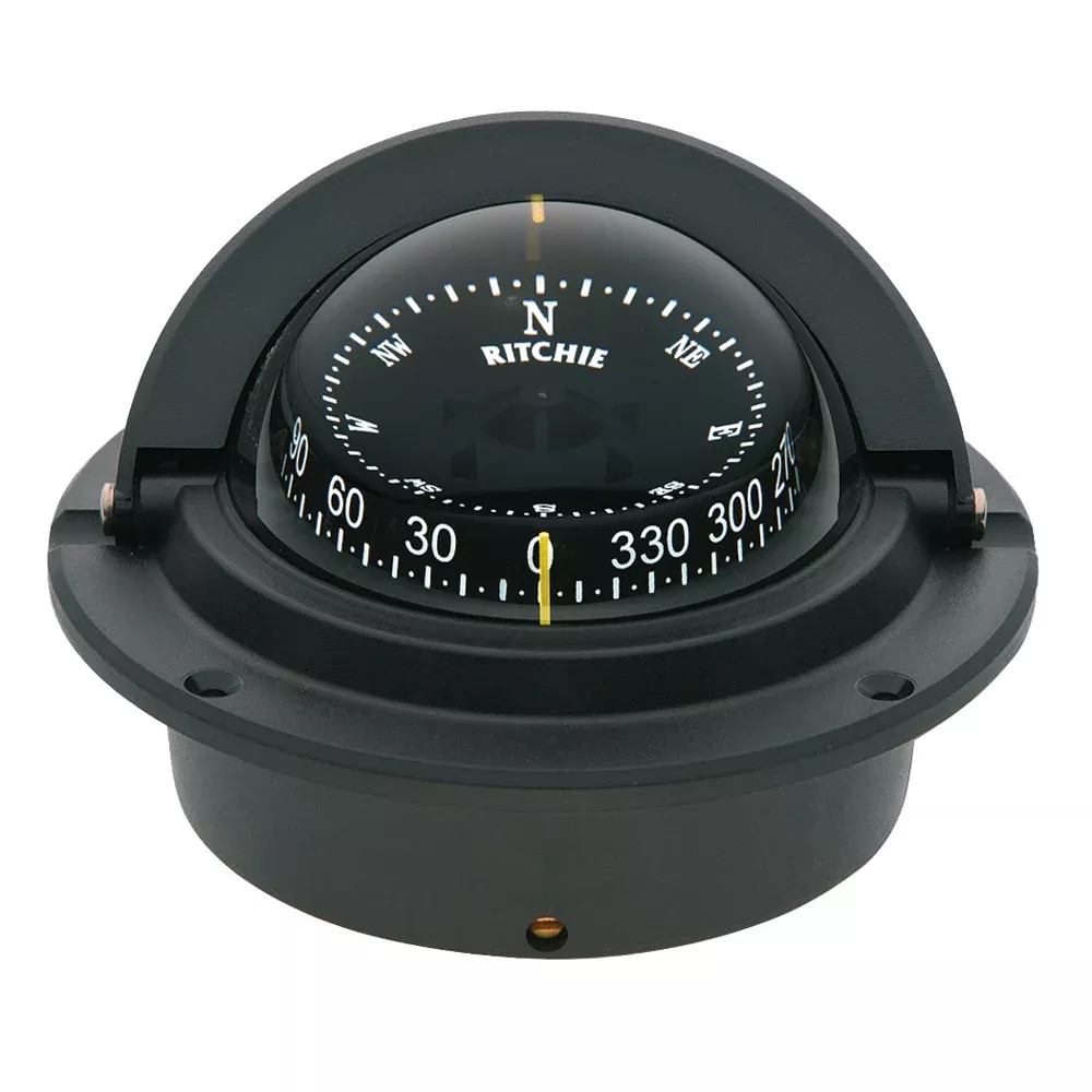 Ritchie - F-83 Voyager Compass - Flush Mount - Black - F-83