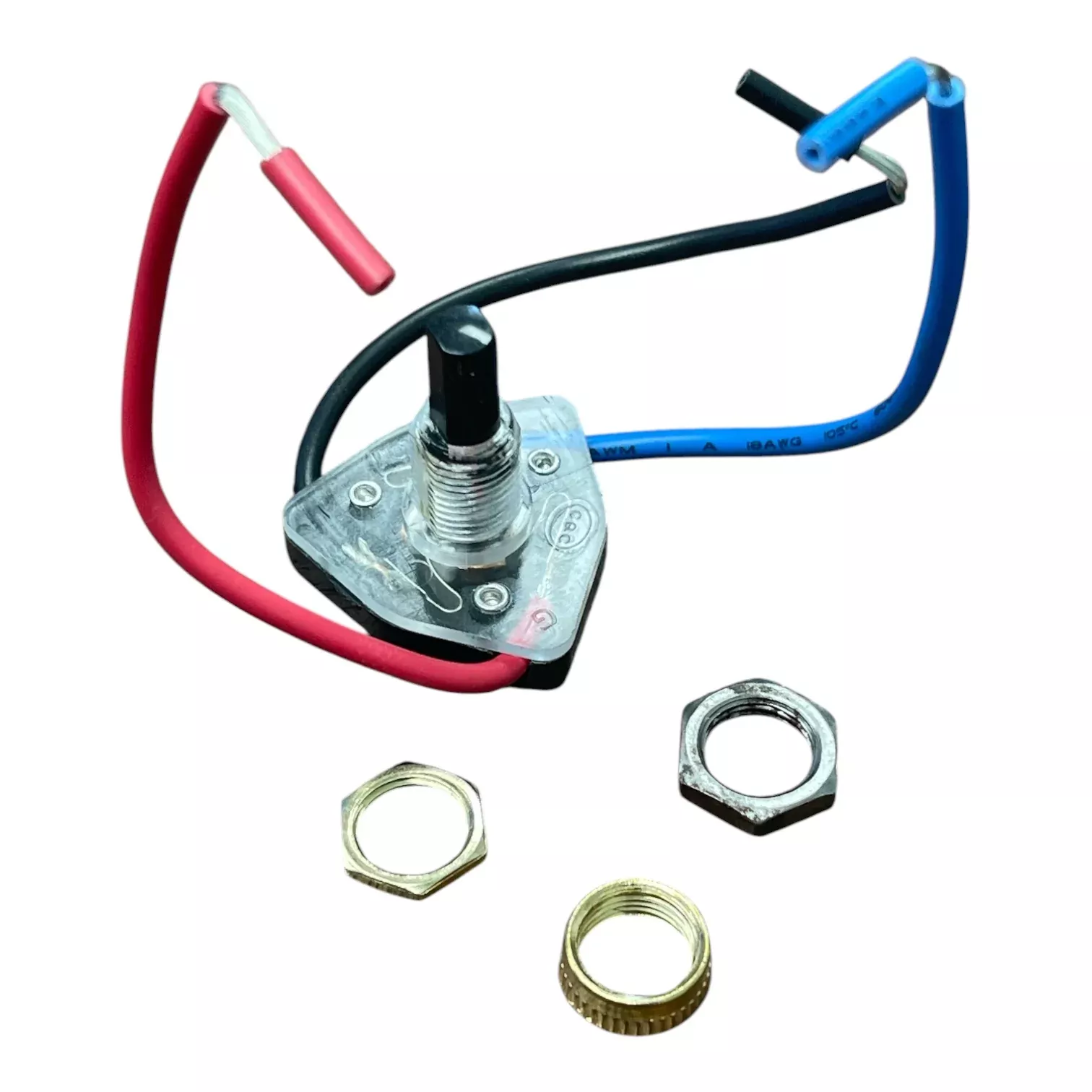 Rotary Switch – 3-Wire (Red/Black/Brown) for Blower & Fan Control