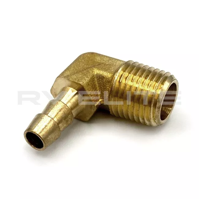 RV 90 Degree Brass Fitting for Overflow Tank
