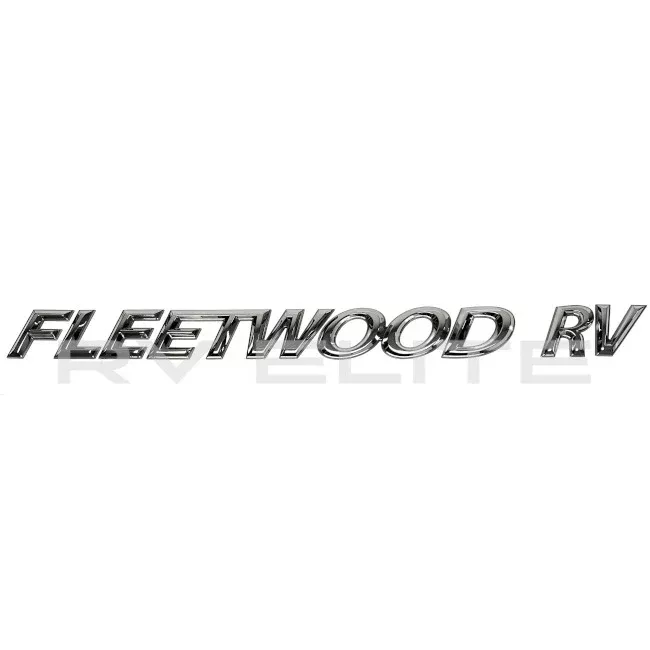 RV Fleetwood Emblem Shield 2" x 22"