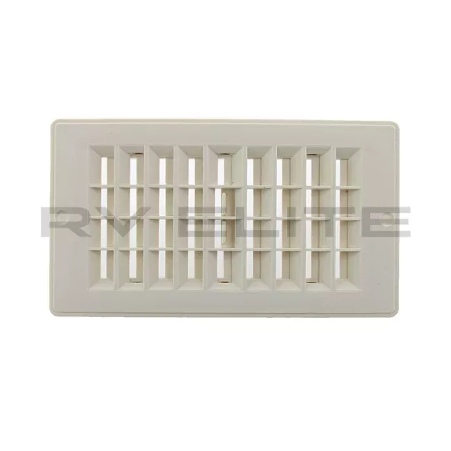 RV Floor Register Vent 9.25" x 5.25" White