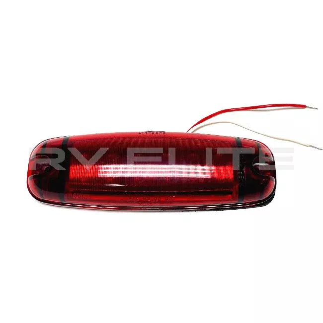 RV LED Red Clearance Marker Light 5-7/8" x 2" 10103151