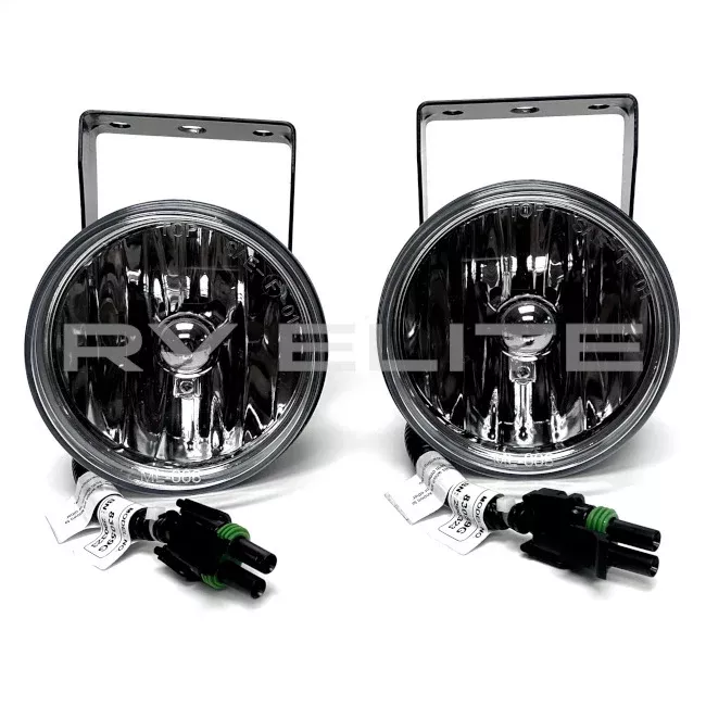 RV Round Headlight Pair 12V