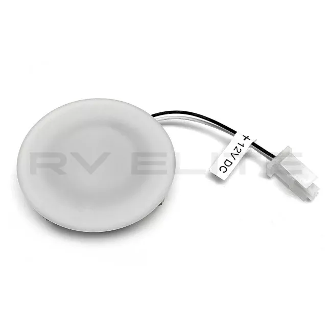 RV Round Puck Light Glass 12V 3"
