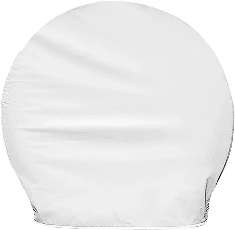 -SALE- Adco Ultra Tyre Gard Wheel Cover White Single Axle 33"-35"