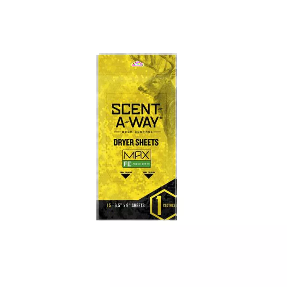 Scent-A-Way Dryer Sheets Fresh Earth 15 Pack