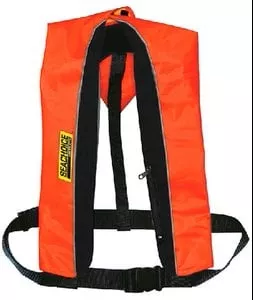 Seachoice - Type V Inflatable PFD - 33G Manual - Red/Black - 85830