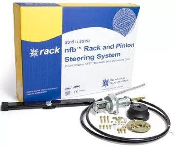 Seastar Solutions - No Feedback Rack And Pinion Steering Kit, Dual - S