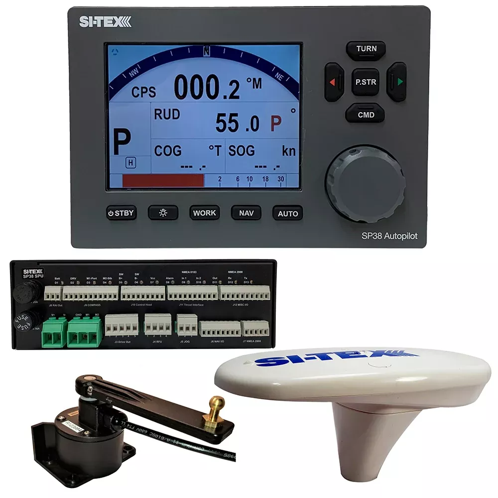 SI-TEX SP38-18 Autopilot Core Pack Including Compact GPS Compass Rotar