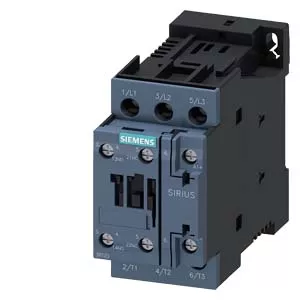 Siemens 3RT20231NB30 CONTACTOR S0 9A 21