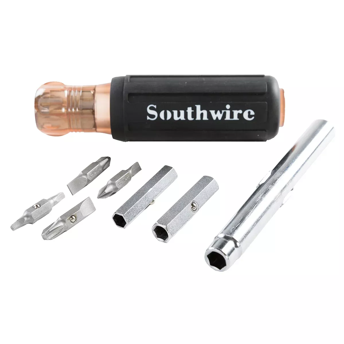 Southwire 12-N-1 Multi-Tool Screwdriver w/ Precision Machined Quick Change Bits