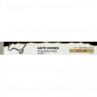 Stainless Steel Gate Hook And Eye Assortment - Midwest Model