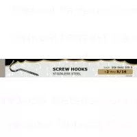 Stainless Steel Screw Hooks Assortment - Midwest Collection