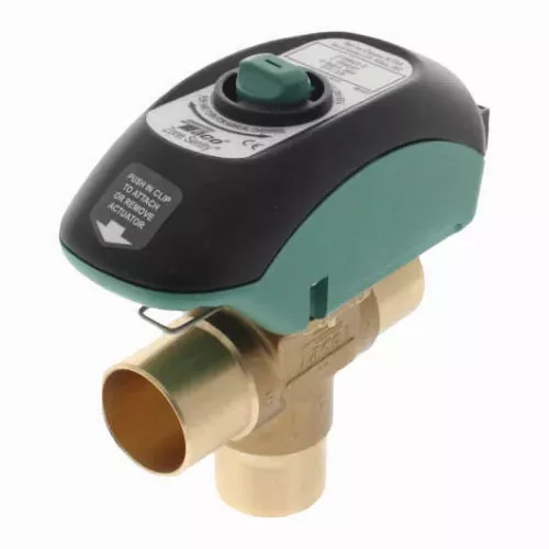 Taco Z100C3-2 1" Sweat 3-Way Zone Valve, 24V, 3.0 Cv – Hydronic Heating Control