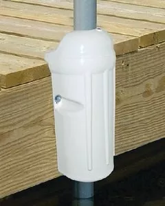 Taylor Made - Post Bumper - White - 7" Diameter x 17" Long - 45600