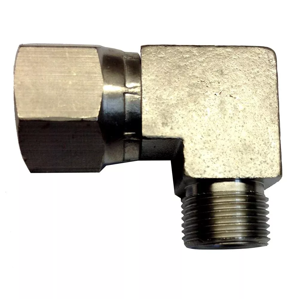 Uflex - 90-Degree 3/8 NI Plate Comp Fitting - MD 38 NI COM FT