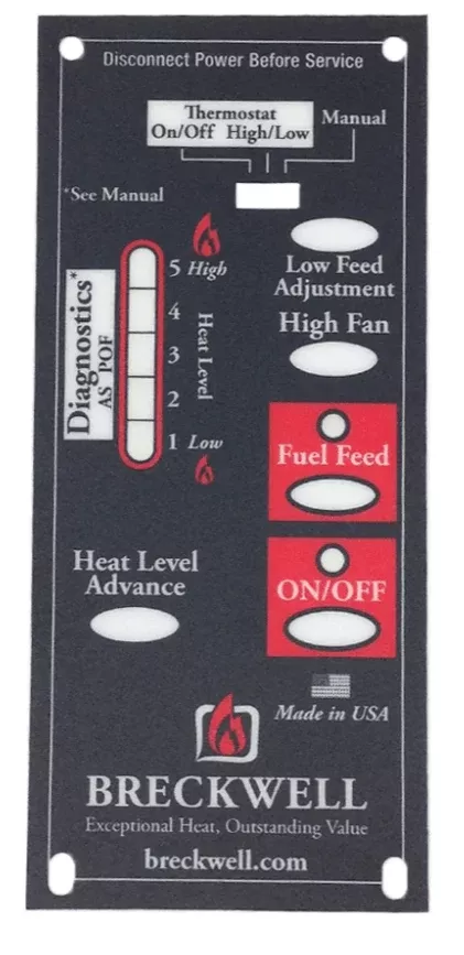 USSC & Breckwell Control Board Decal