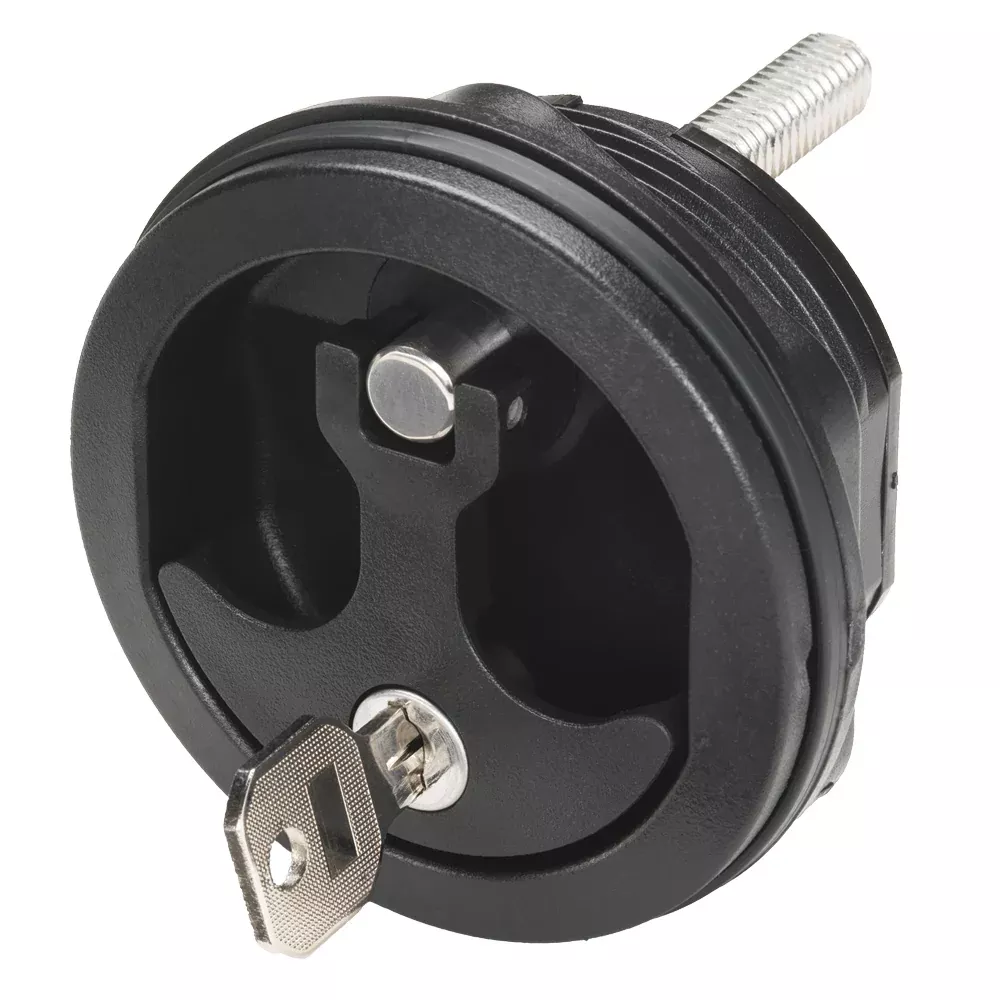 Whitecap Compression Handle Nylon BlackBlack Locking 3726BC