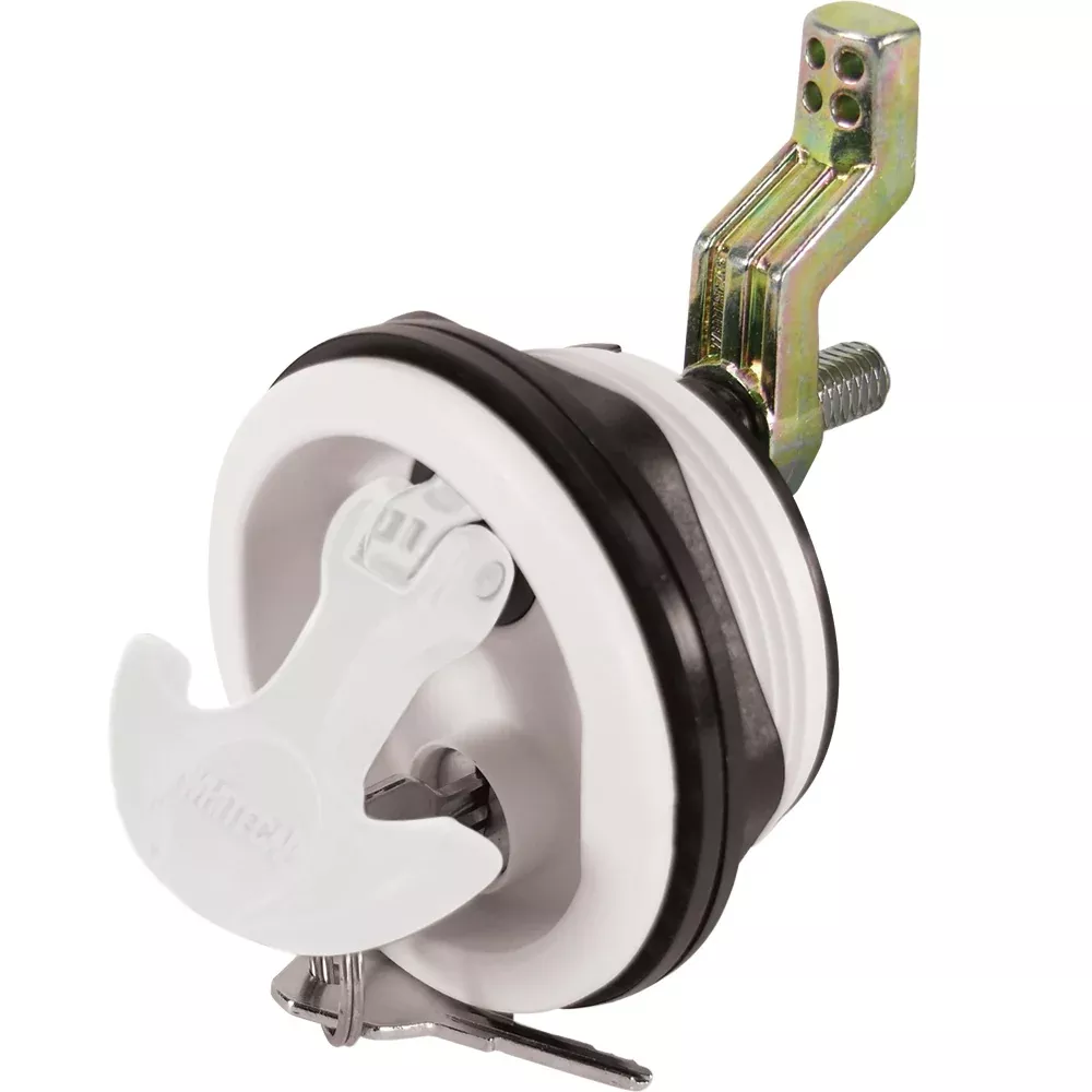 Whitecap Locking Nylon THandle WhiteWhite 3226WC