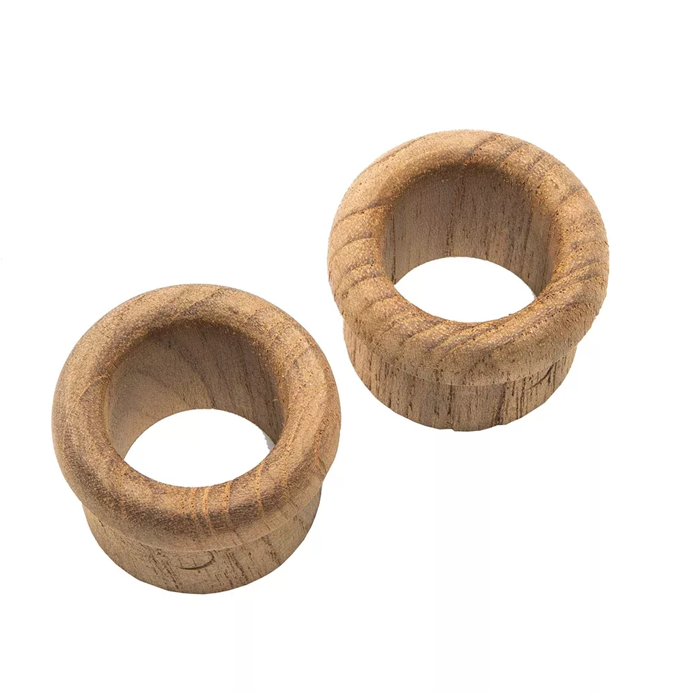 Whitecap Teak Finger Pull 58 Barrel Length 2 Pack 60145A