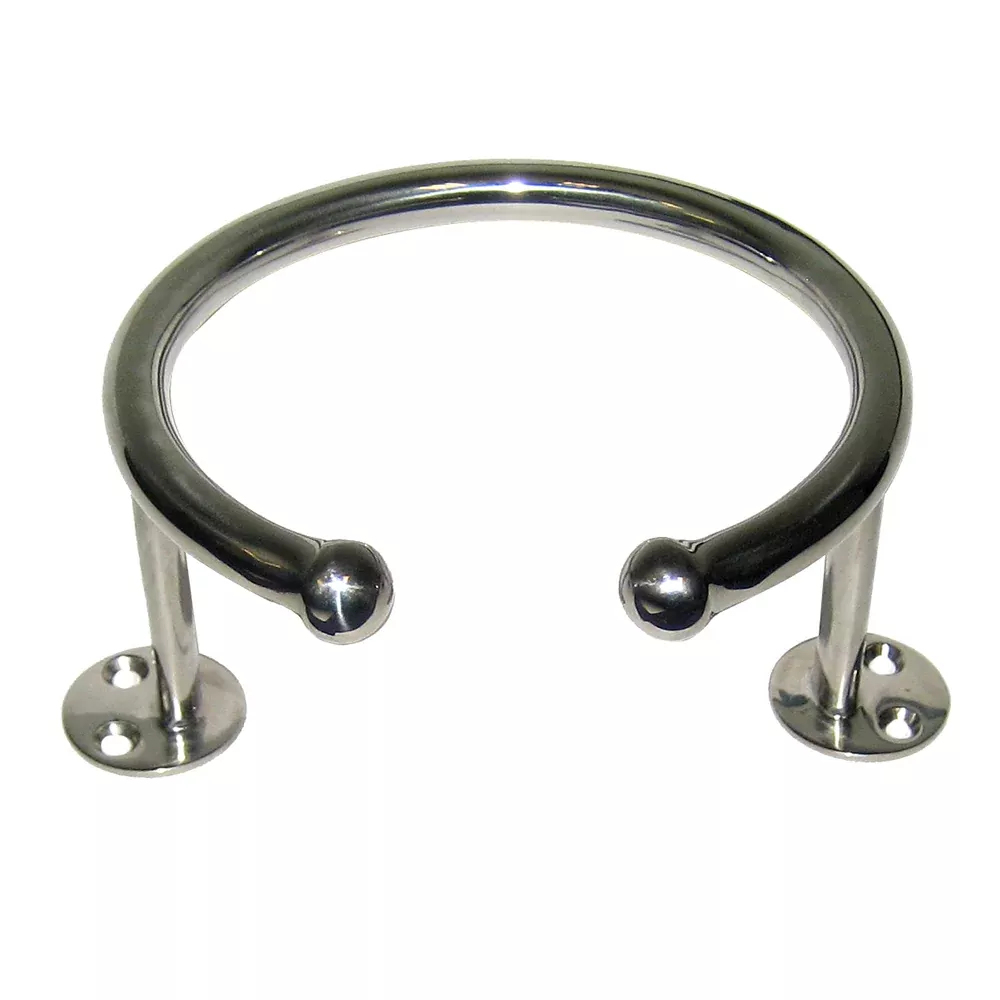 Whitecap Top Mount Ring SS Cup Holder 1Drink Base Mount S3516